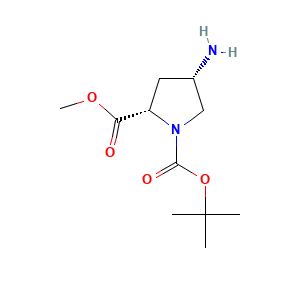 (2S,4S)-1-Tert-butyl 2-methyl 4-aminopyrrolidine-1,2-dicarboxylate