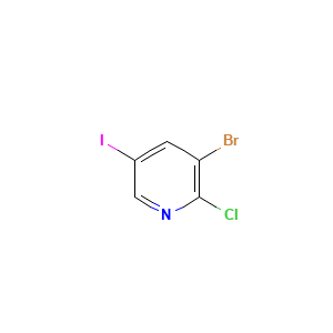 3-Bromo-2-chloro-5-iodopyridine