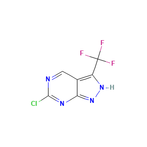 6-Chloro-3-(trifluoromethyl)-1H-pyrazolo[3,4-d]pyrimidine