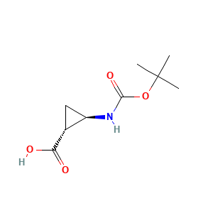 rac-(1R,2R)-2-(((tert-butoxy)carbonyl)amino)cyclopropane-1-carboxylic acid