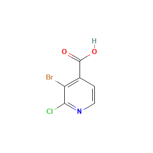 3-Bromo-2-chloropyridine-4-carboxylic acid