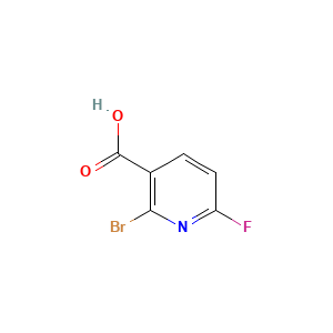 2-Bromo-6-fluoro-3-pyridinecarboxylic acid