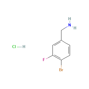 (4-Bromo-3-fluorophenyl)methanamine hydrochloride