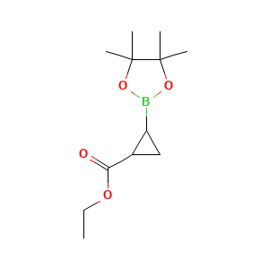 Ethyl 2-(4,4,5,5-tetramethyl-1,3,2-dioxaborolan-2-yl)cyclopropane-1-carboxylate
