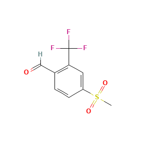 4-Methanesulfonyl-2-(trifluoromethyl)benzaldehyde