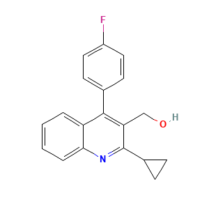 (2-Cyclopropyl-4-(4-fluorophenyl)quinolin-3-yl)methanol