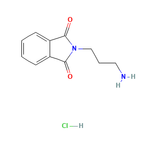 2-(3-aminopropyl)-2,3-dihydro-1H-isoindole-1,3-dione hydrochloride