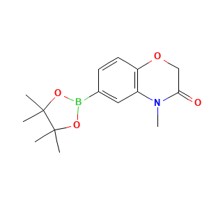 4-Methyl-6-(4,4,5,5-tetramethyl-1,3,2-dioxaborolan-2-YL)-2H-benzo[B][1,4]oxazin-3(4H)-one