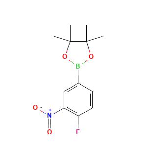 2-(4-Fluoro-3-nitrophenyl)-4,4,5,5-tetramethyl-1,3,2-dioxaborolane