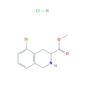 Methyl 5-bromo-1,2,3,4-tetrahydroisoquinoline-3-carboxylate hydrochloride