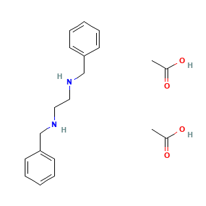 1,2-Ethanediamine, N1,N2-bis(phenylmethyl)-, acetate (1:2)