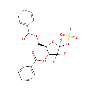 2-Deoxy-2,2-difluoro-D-erythro-pentofuranose-3,5-dibenzoate-1-methanesulfonate