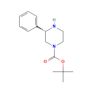 rel-tert-butyl (3R)-3-phenylpiperazine-1-carboxylate
