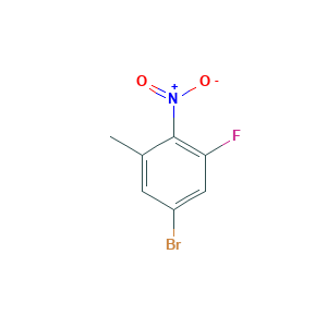 5-Bromo-1-fluoro-3-methyl-2-nitrobenzene