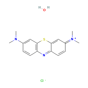 (7-(Dimethylamino)phenothiazin-3-ylidene)-dimethylazanium;chloride;hydrate