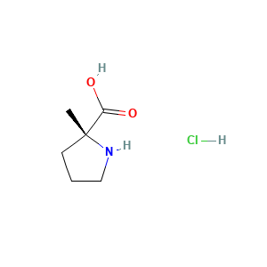 (2R)-2-methylpyrrolidine-2-carboxylic acid hydrochloride