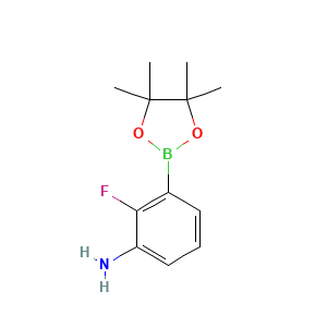 2-Fluoro-3-(4,4,5,5-tetramethyl-1,3,2-dioxaborolan-2-yl)aniline