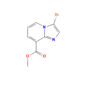 Imidazo[1,2-a]pyridine-8-carboxylic acid, 3-bromo-, methyl ester