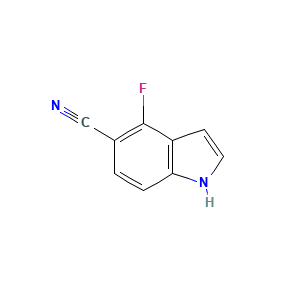 4-fluoro-1H-indole-5-carbonitrile