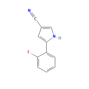 5-(2-Fluorophenyl)-1H-pyrrole-3-carbonitrile