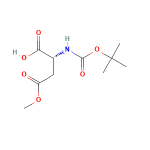 (R)-2-((tert-Butoxycarbonyl)amino)-4-methoxy-4-oxobutanoic acid