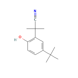 2-(5-(tert-Butyl)-2-hydroxyphenyl)-2-methylpropanenitrile