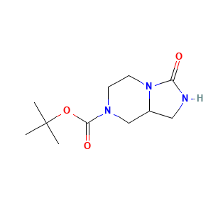 Tert-butyl 3-oxo-octahydroimidazolidino[1,5-a]piperazine-7-carboxylate