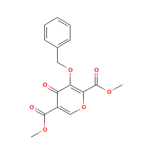 dimethyl 3-(benzyloxy)-4-oxo-4H-pyran-2,5-dicarboxylate