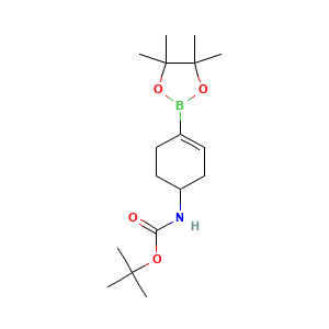 tert-butyl N-[4-(tetramethyl-1,3,2-dioxaborolan-2-yl)cyclohex-3-en-1-yl]carbamate