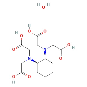 Cyclohexane-1,2-diamine-N,N,N',N'-tetraacetic acid monohydrate, trans-