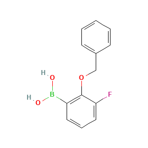 2-Benzyloxy-3-fluorophenylboronic acid