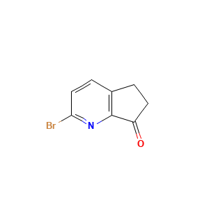 2-Bromo-5H-cyclopenta[b]pyridin-7(6H)-one