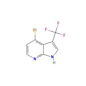 4-Bromo-3-(trifluoromethyl)-1H-pyrrolo[2,3-b]pyridine