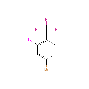 4-Bromo-2-iodo-1-(trifluoromethyl)benzene