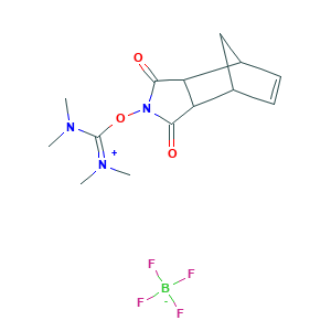 (Dimethylamino)((1,3-dioxo-1,3,3a,4,7,7a-hexahydro-2H-4,7-methanoisoindol-2-yl)oxy)-N,N-dimethylmethaniminium tetrafluoroborate