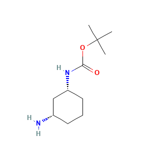 rac-tert-butyl N-((1R,3S)-3-aminocyclohexyl)carbamate