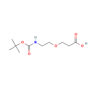 3-(2-{[(Tert-butoxy)carbonyl]amino}ethoxy)propanoic acid