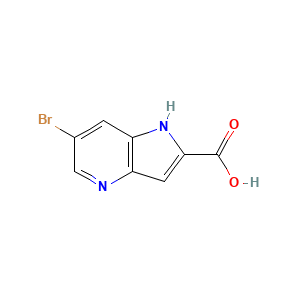 6-Bromo-1H-pyrrolo[3,2-B]pyridine-2-carboxylic acid