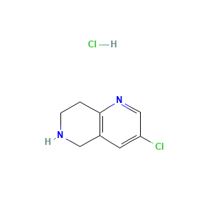 3-Chloro-5,6,7,8-tetrahydro-1,6-naphthyridine hydrochloride