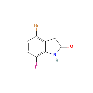 4-bromo-7-fluoro-2,3-dihydro-1H-indol-2-one