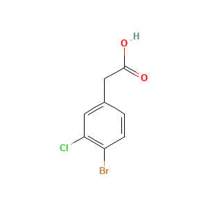 2-(4-Bromo-3-chlorophenyl)acetic acid