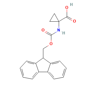 1-((((9H-Fluoren-9-yl)methoxy)carbonyl)amino)cyclopropanecarboxylic acid