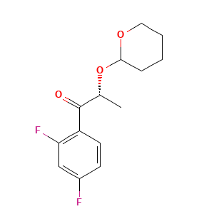 (2R)-1-(2,4-difluorophenyl)-2-((tetrahydro-2H-pyran-2-yl)oxy)propan-1-one