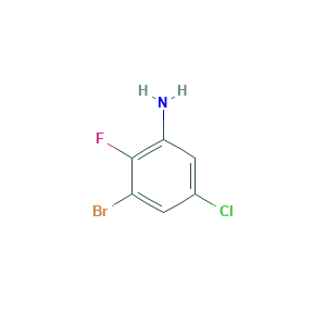 3-Bromo-5-chloro-2-fluorobenzenamine
