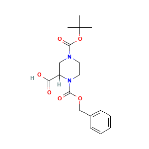N-4-Boc-N-1-Cbz-2-piperazine carboxylic acid