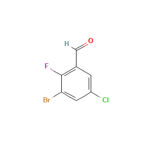 3-Bromo-5-chloro-2-fluorobenzaldehyde