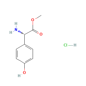 (S)-Methyl 2-amino-2-(4-hydroxyphenyl)acetate hydrochloride
