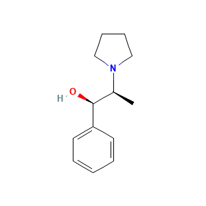 1-Phenyl-2-(pyrrolidin-1-yl)propan-1-ol, (1R,2S)-