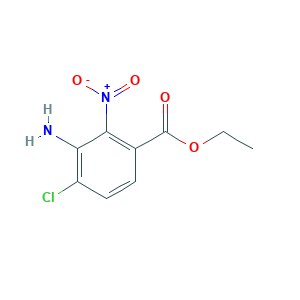 Ethyl 3-amino-4-chloro-2-nitrobenzoate