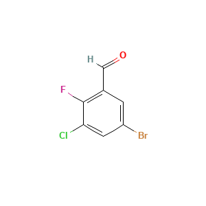 5-Bromo-3-chloro-2-fluorobenzaldehyde